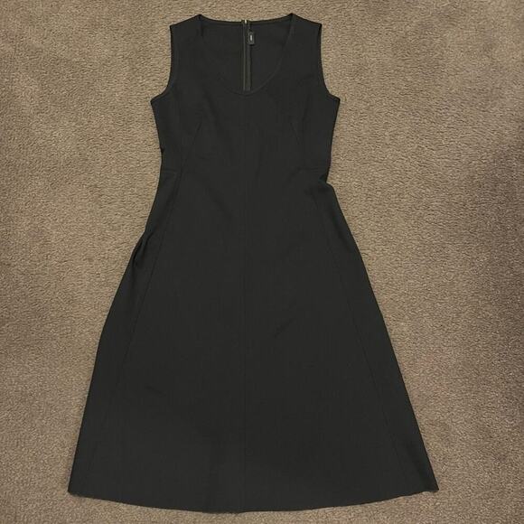 Joseph Lina Super Stretch Knit Midi Dress In Black NWT - Picture 2 of 10